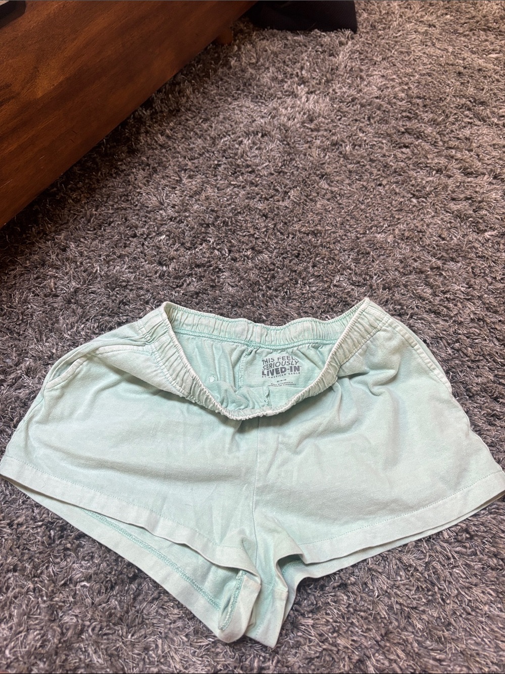 American Eagle Outfitters Light Mint Women’s Athletic Lounge Shorts